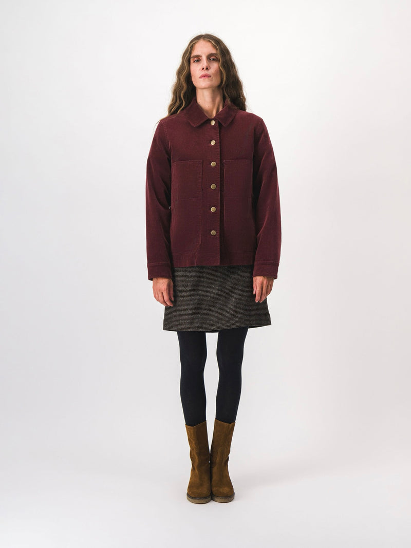 Keziah Jacket - Aubergine