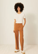 Pantalón chino - Bronceado - Mujer