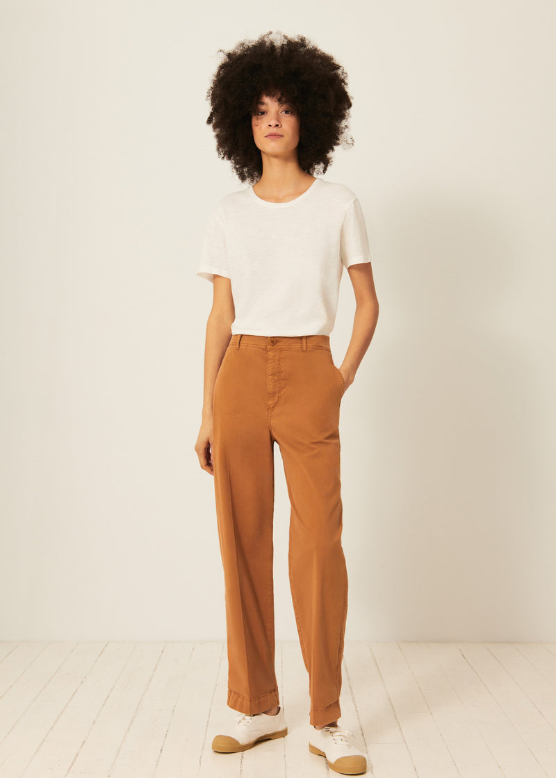 Pantalón chino - Bronceado - Mujer