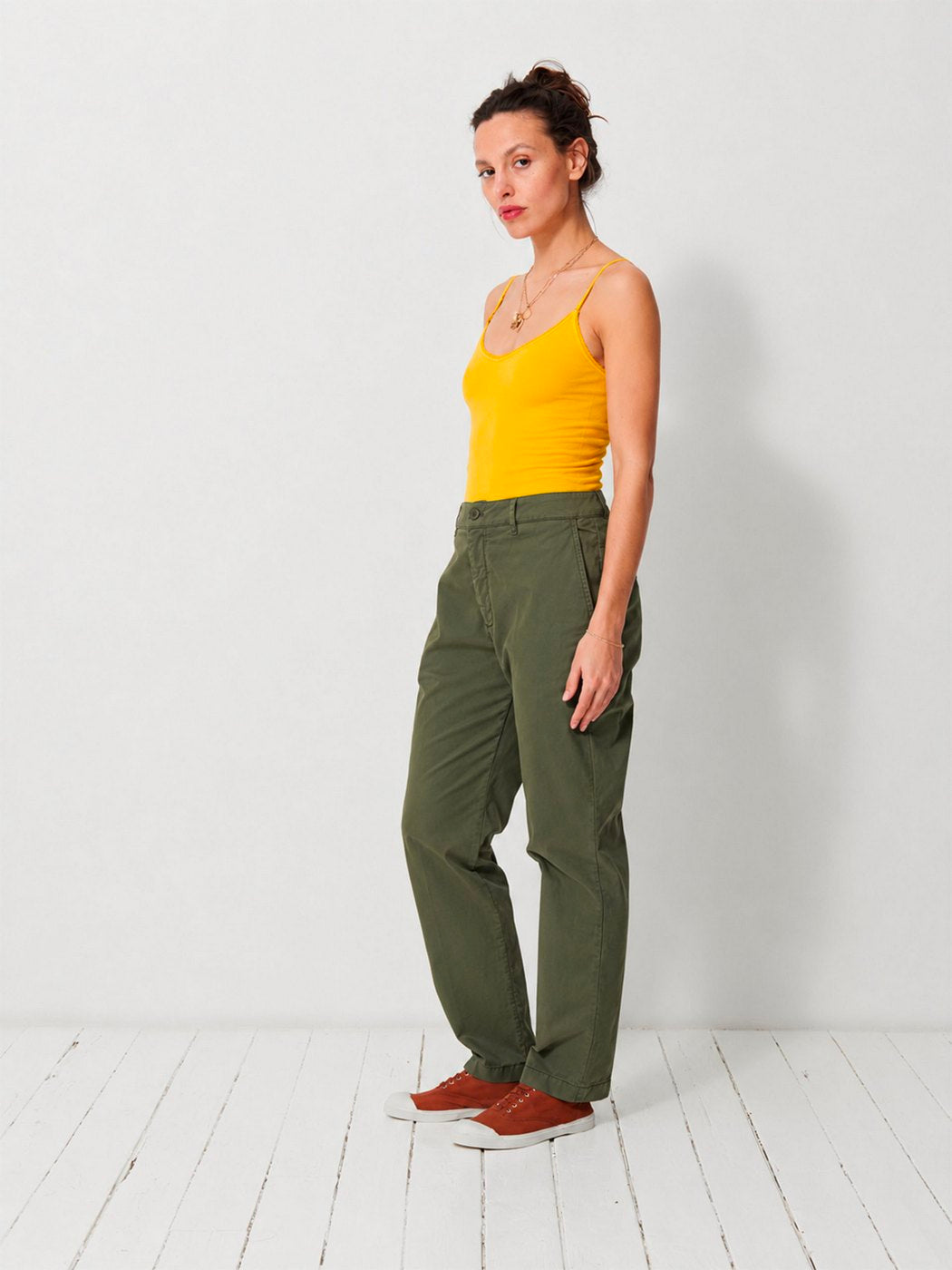 Pantalon Begonia - Kaki