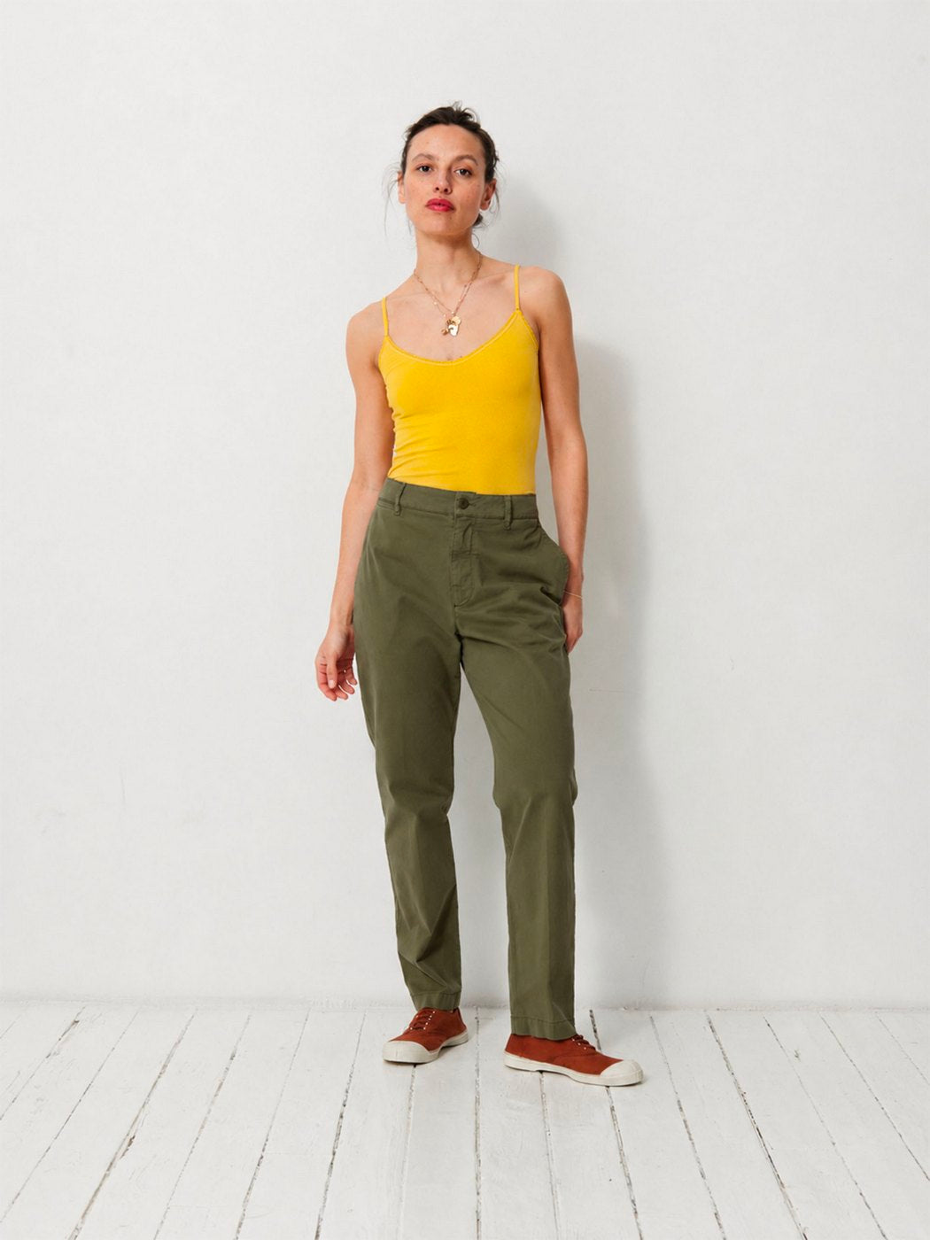 Pantalon Begonia - Kaki
