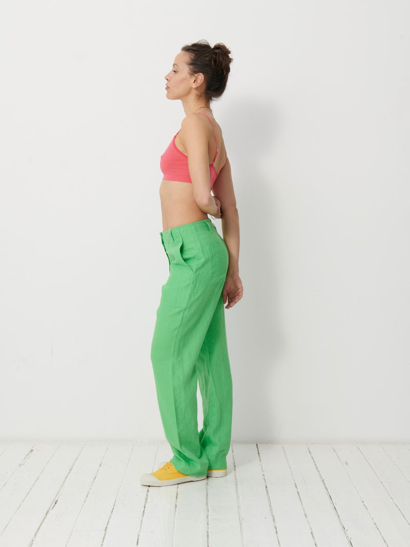 Hugues Pants - Basil - Women