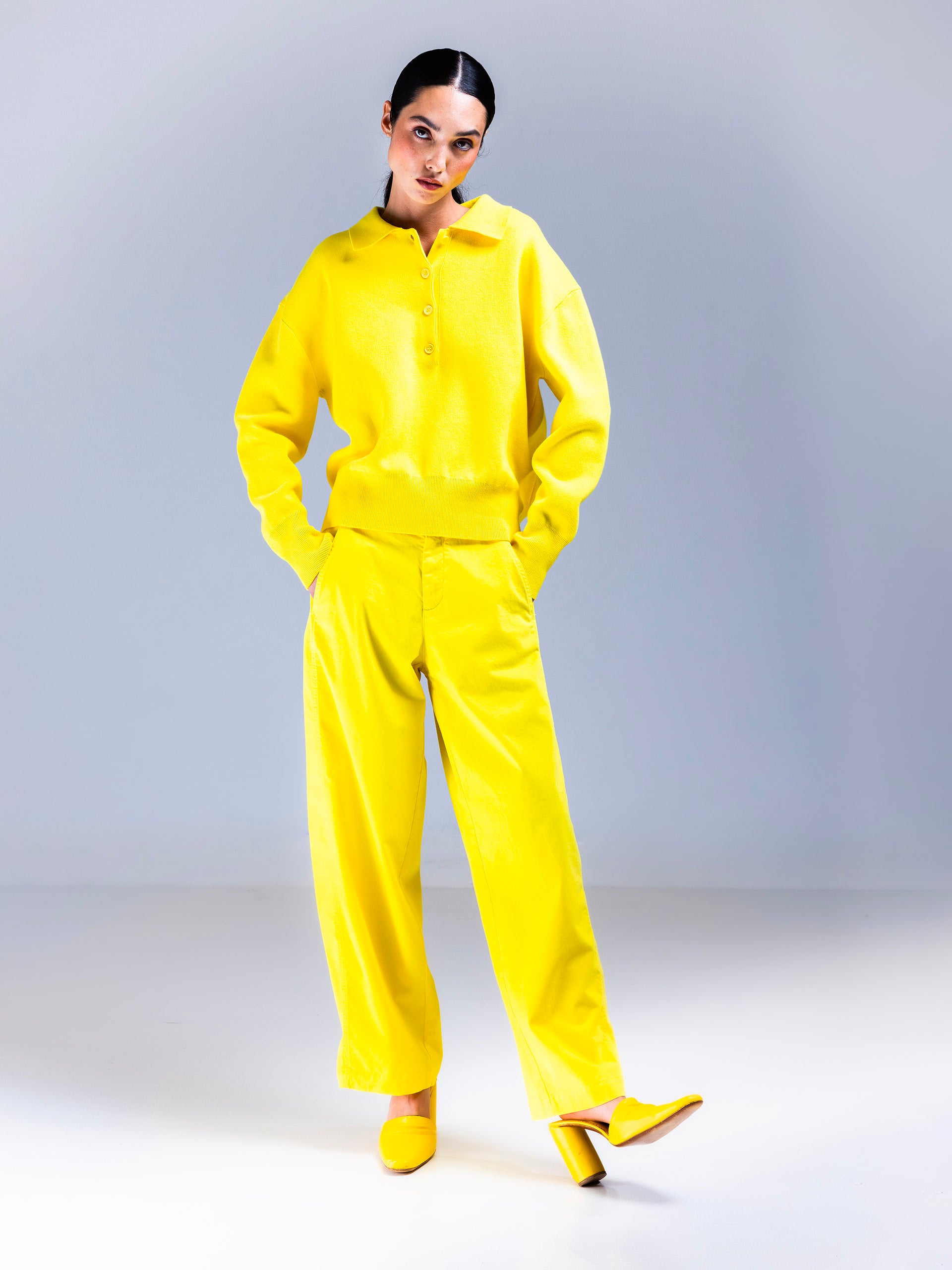 Pantalón Perine - Amarillo - Mujer