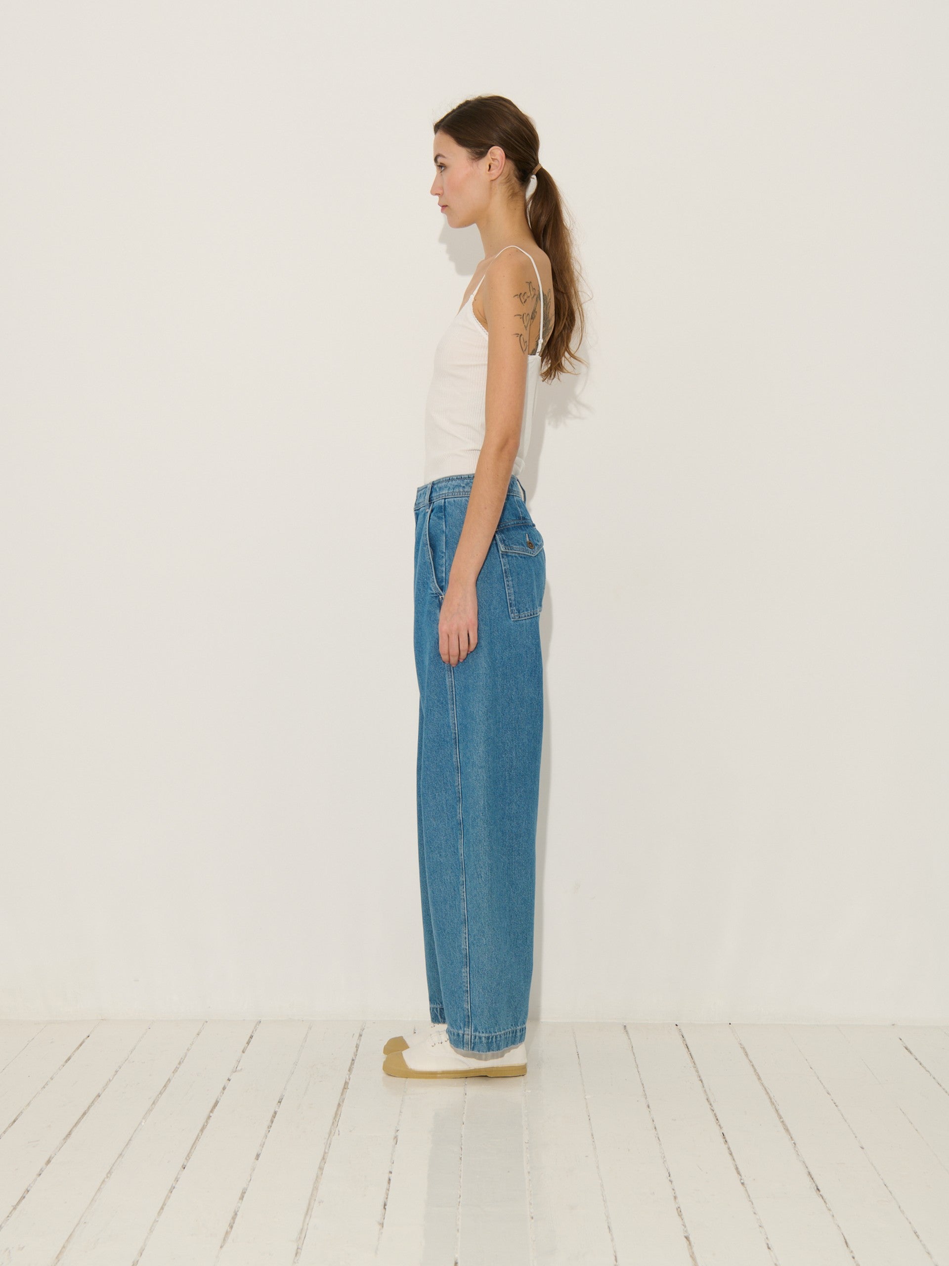 Pantalón Perine - Denim - Mujer