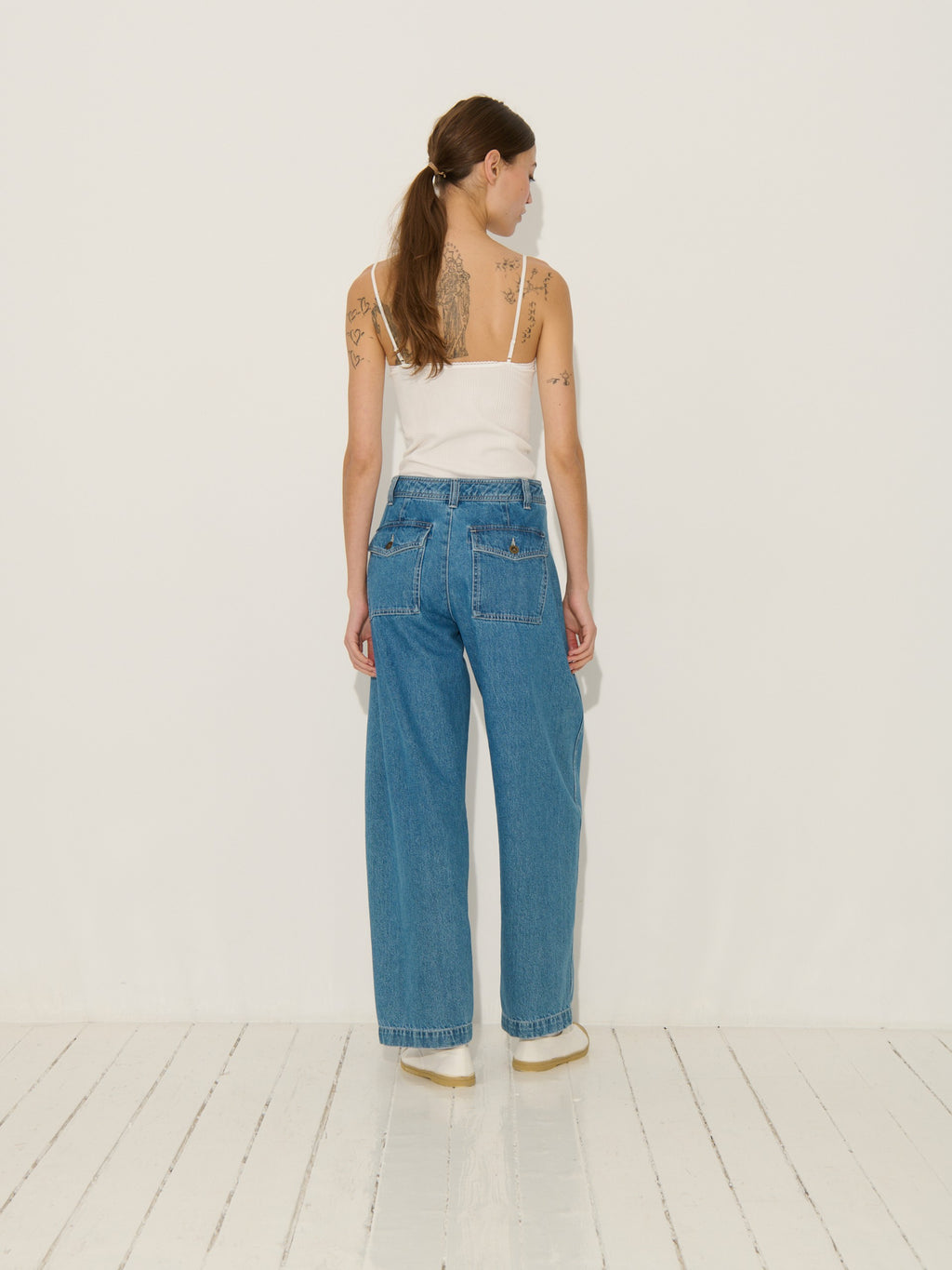 Pantalón Perine - Denim - Mujer