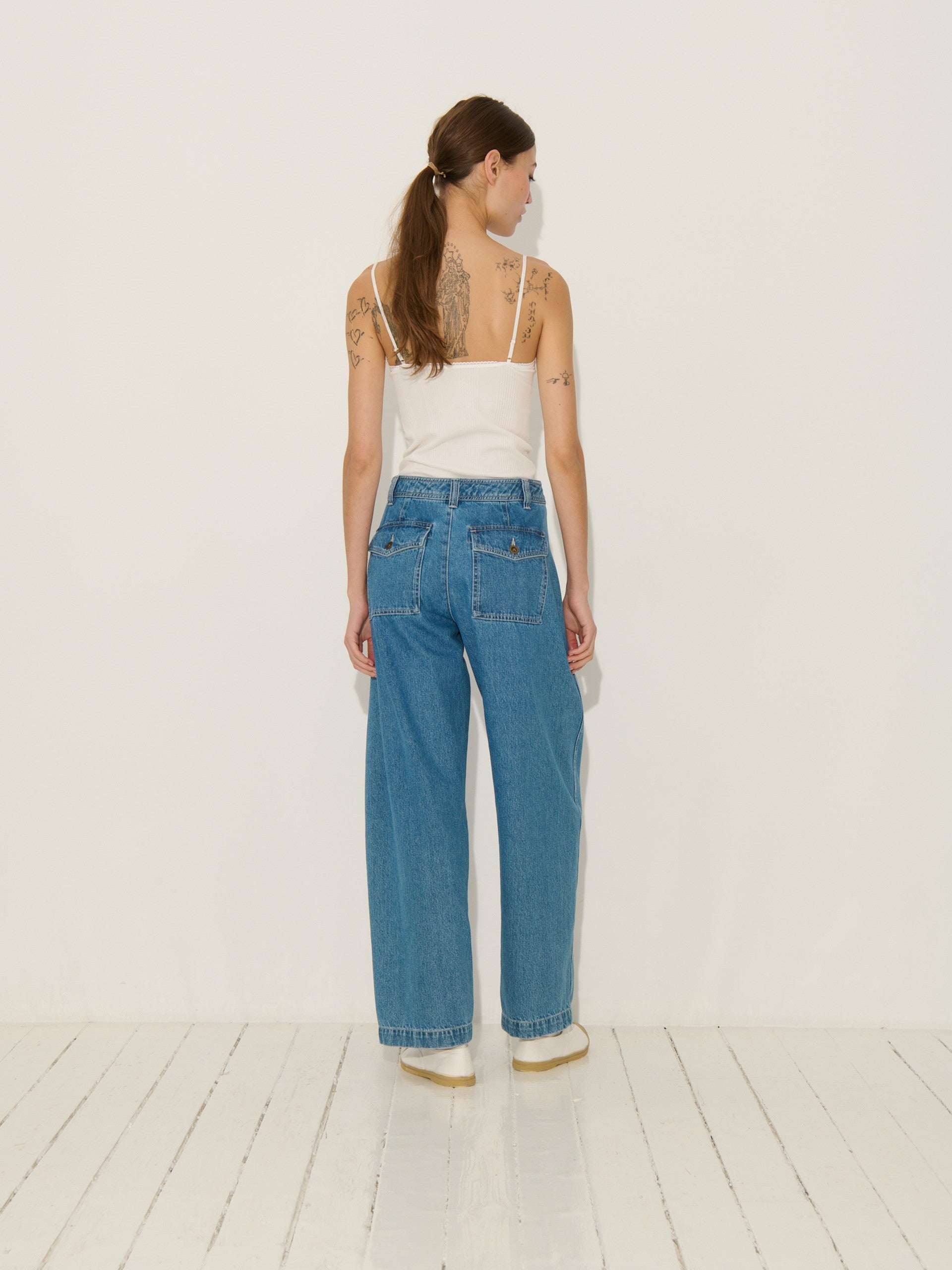 Pantalón Perine - Denim - Mujer