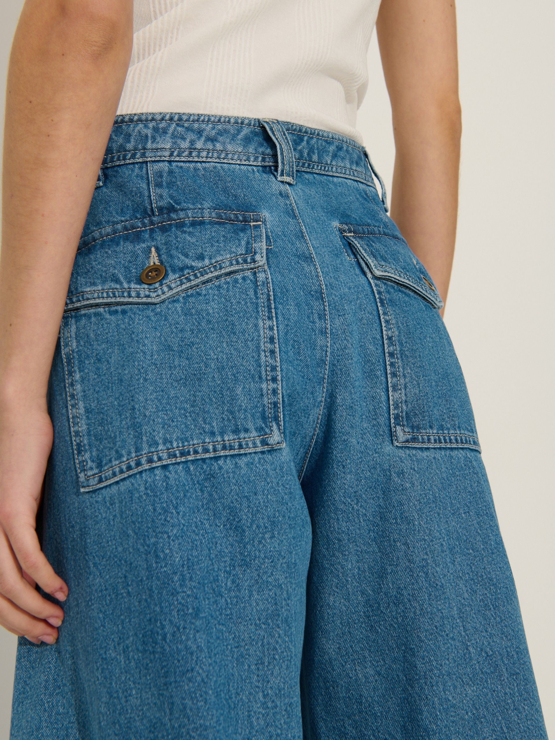 Pantalón Perine - Denim - Mujer