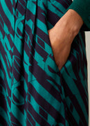 Gangster Skirt - Geometric Print - Women's