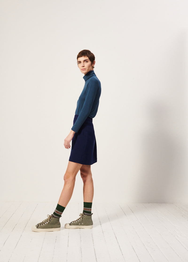 Gassyo Skirt - Midnight Blue