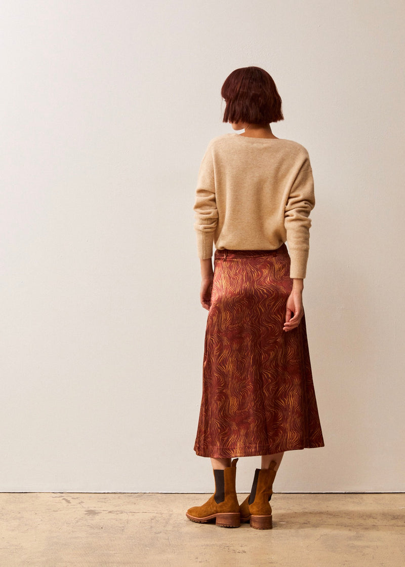 Idoya Skirt - Moiré Print