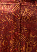 Idoya Skirt - Moiré Print