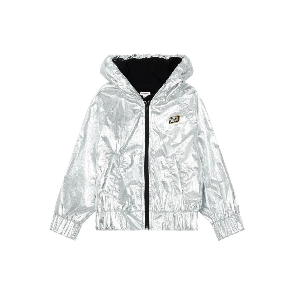Chaqueta con Cremallera Shiny - Plateado - Niña