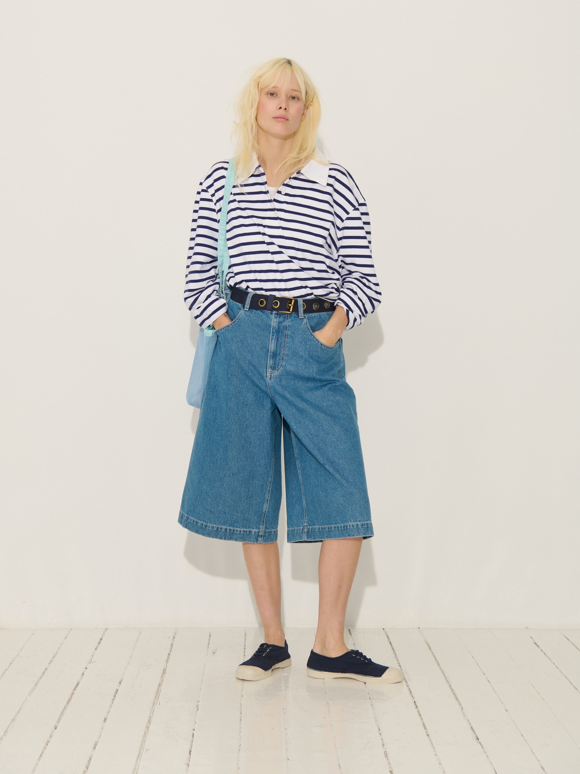 Paga Bermuda shorts - Denim - Women