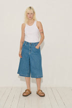 Paga Bermuda shorts - Denim - Women