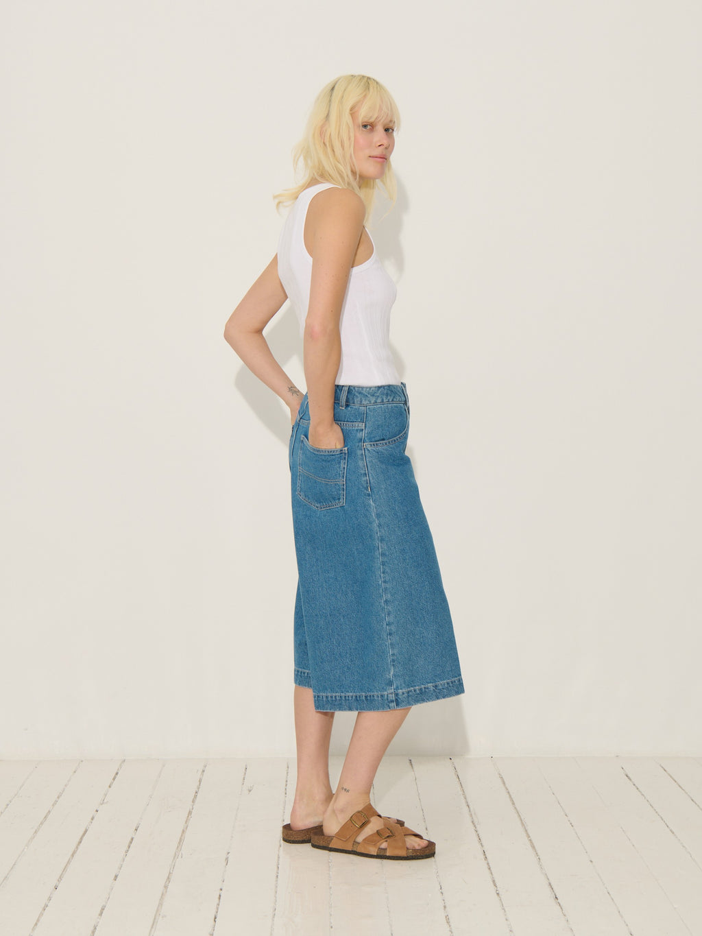 Paga Bermuda shorts - Denim - Women