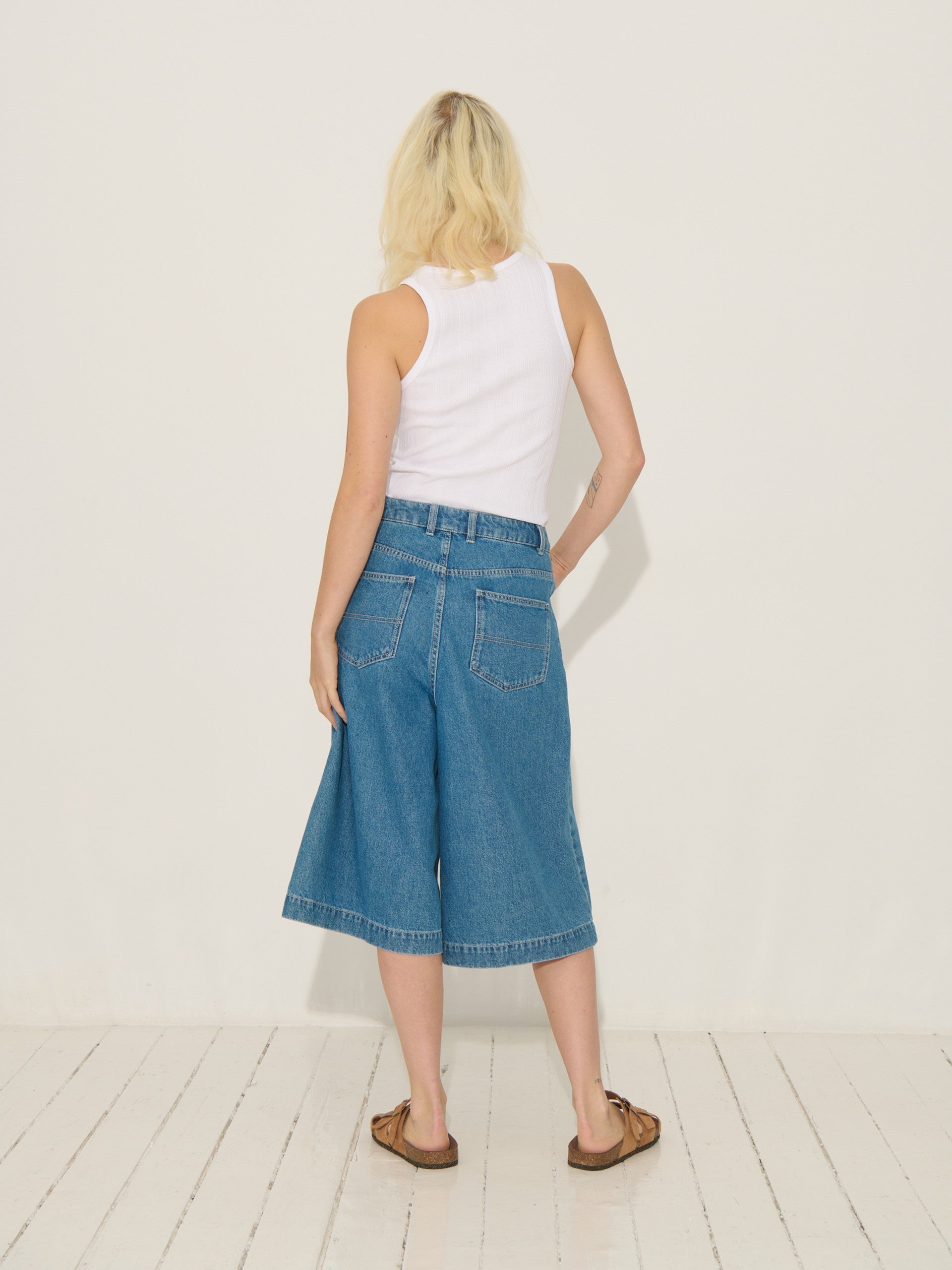 Paga Bermuda shorts - Denim - Women