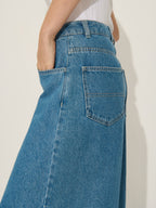 Paga Bermuda shorts - Denim - Women