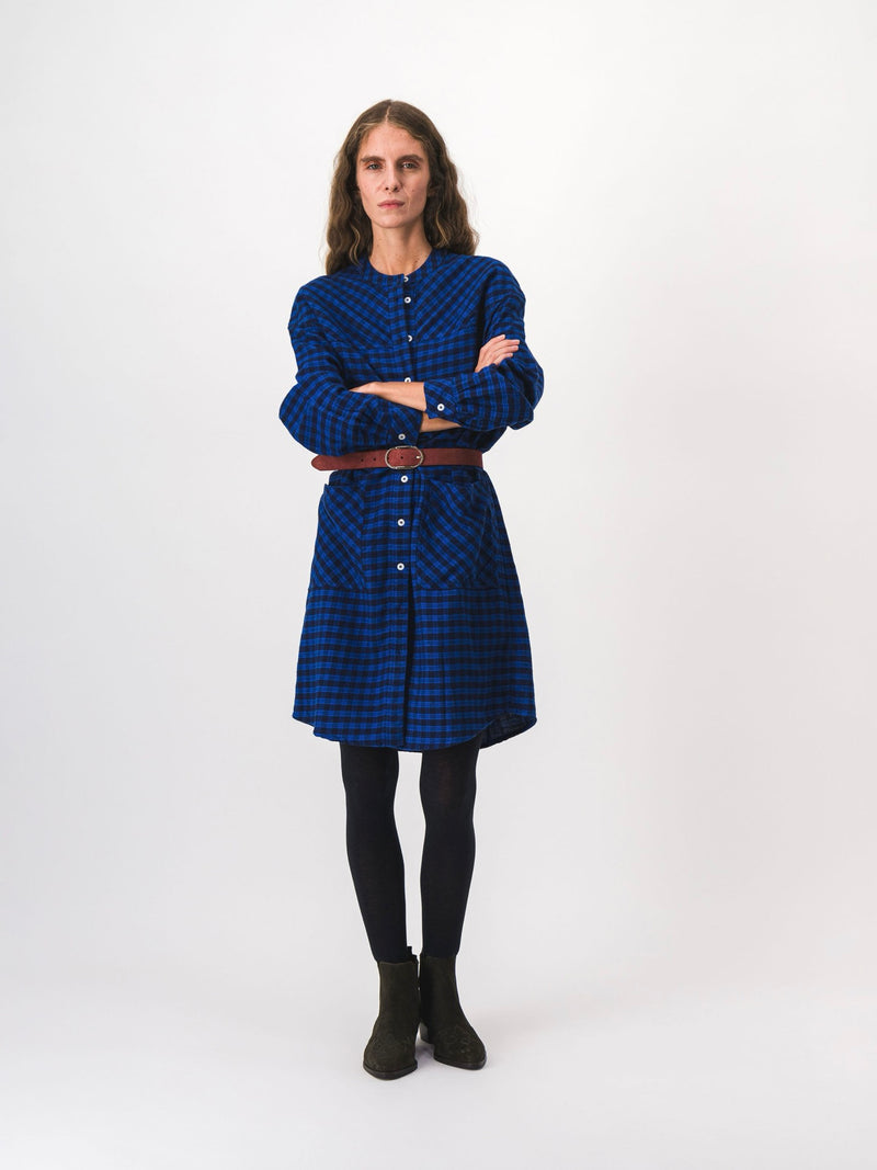 Marthe Dress Ml - Checkered