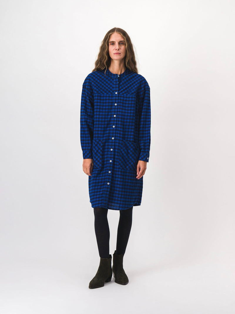 Marthe Dress Ml - Checkered