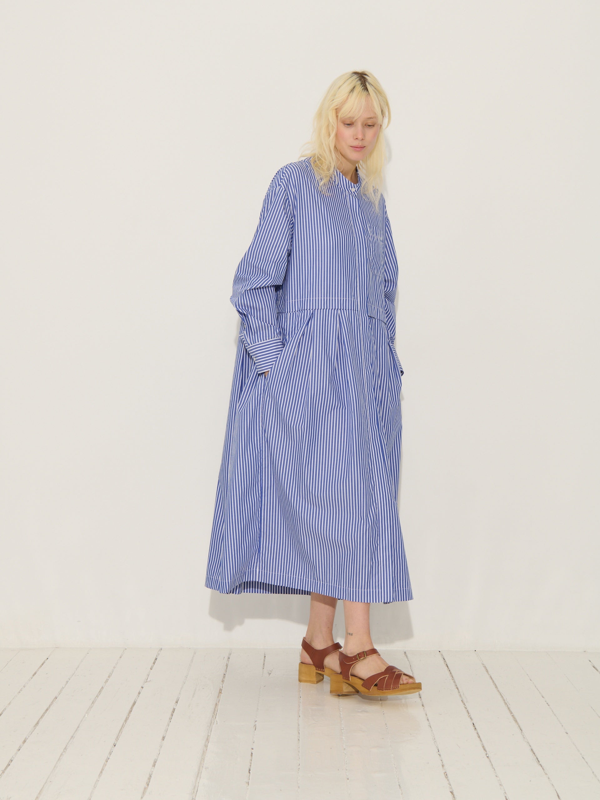Robe Phara - Rayure Bleue - Femme