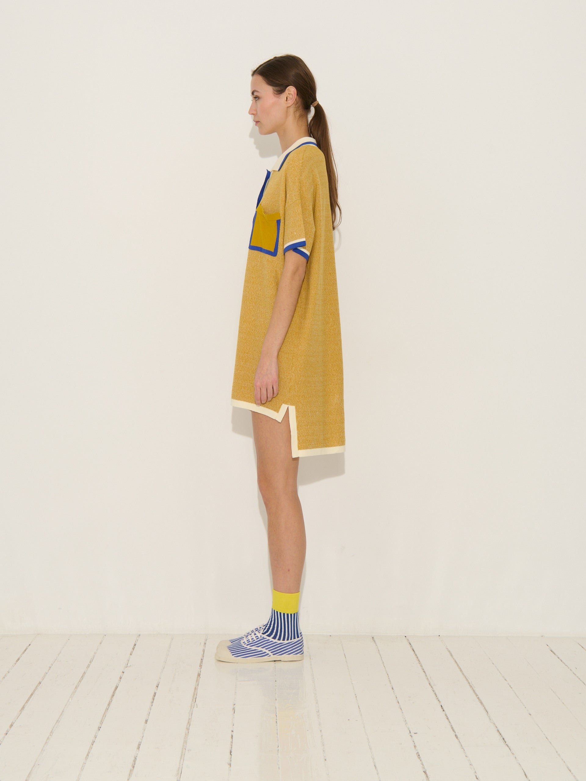 Peterson Dress - Ivory-Caramel - Women