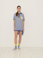 Peterson Dress - Ivory-Navy - Women
