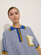 Peterson Dress - Ivory-Navy - Women