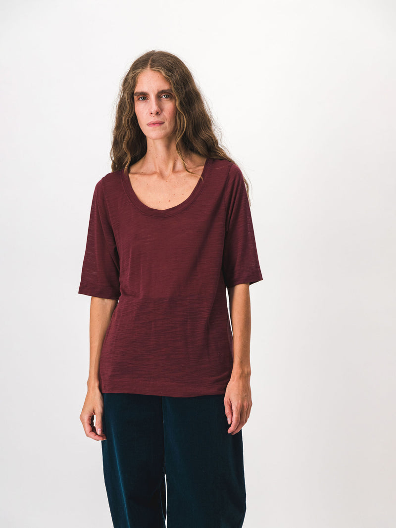 Malory T-Shirt - Aubergine