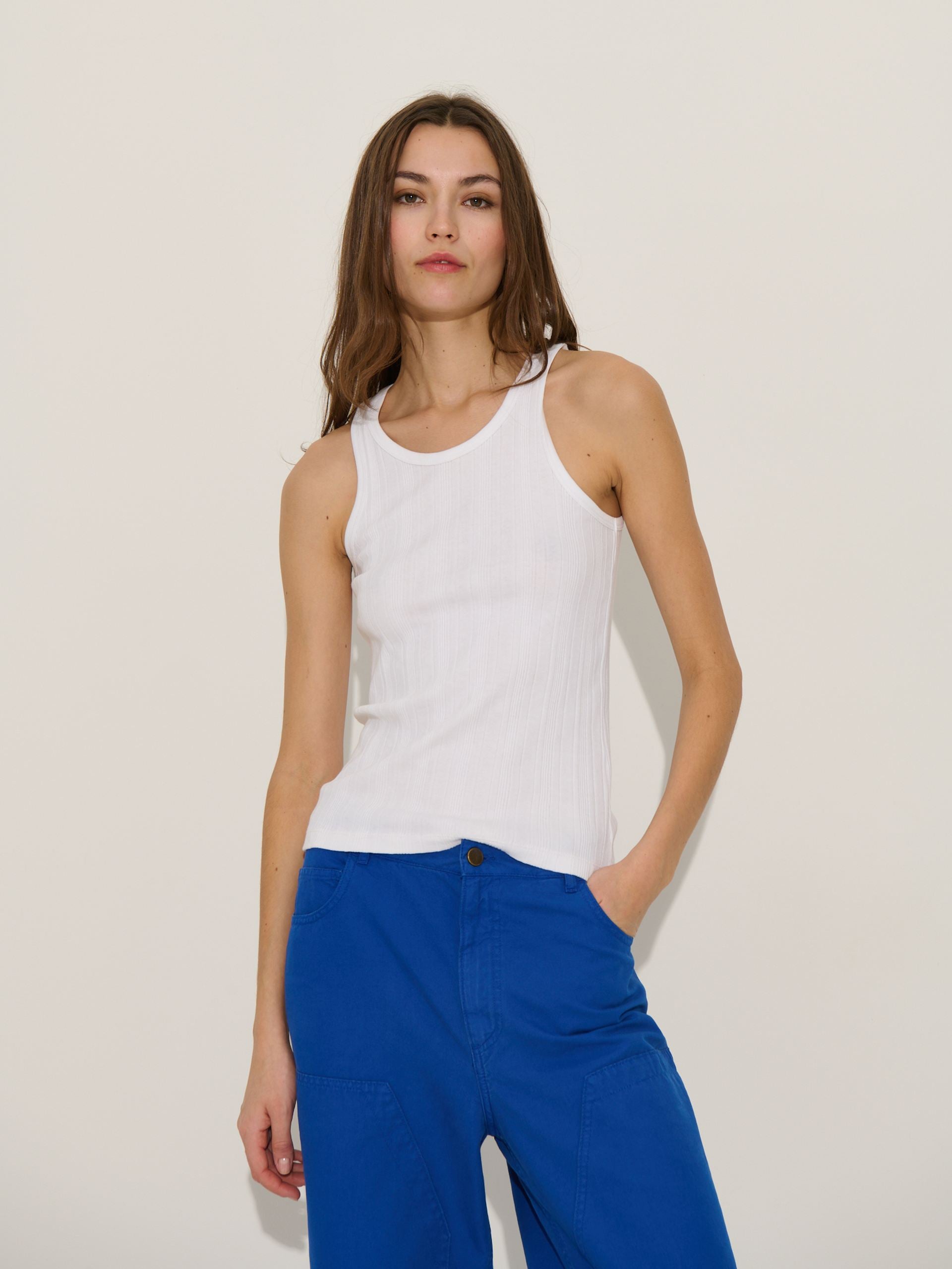 Top Pauline - Blanc - Femme