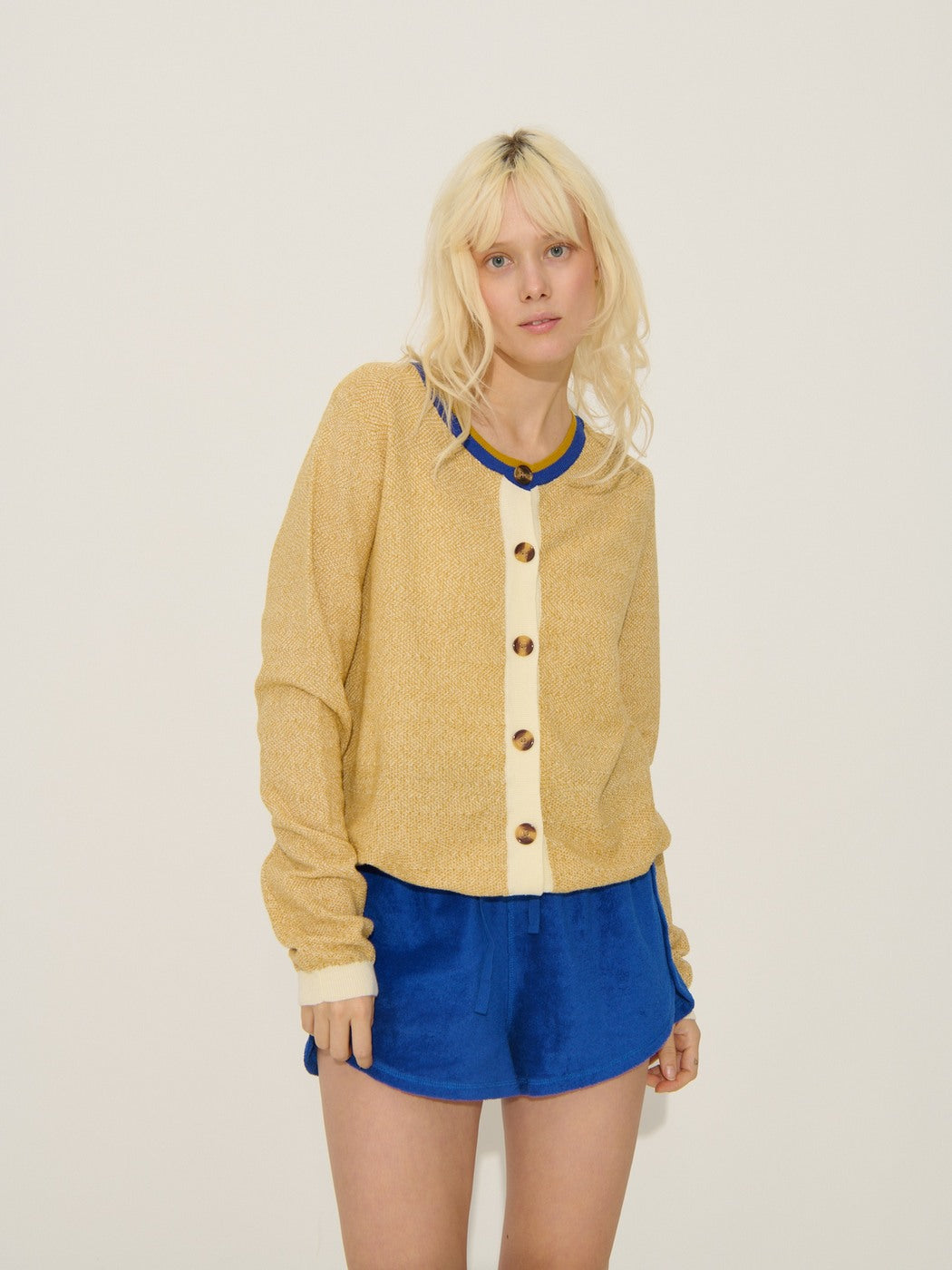 Gilet Jamie - Ivoire-Caramel