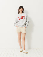 Sweat Naples Bensimon Edition - Gris Chine