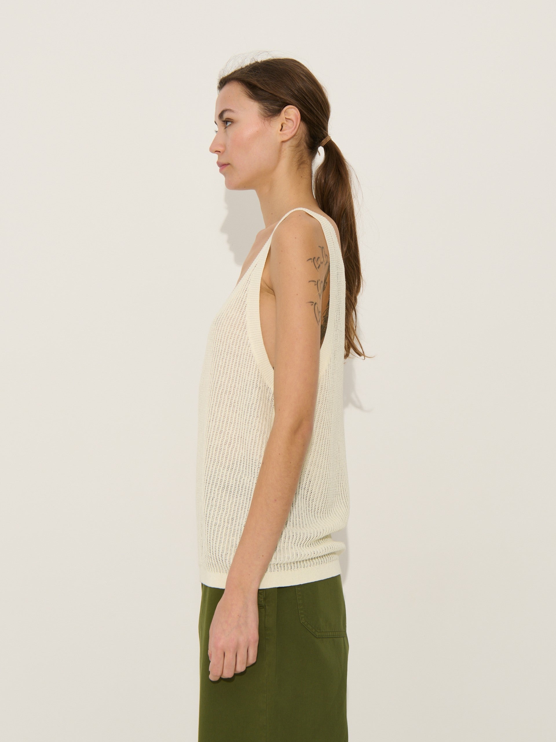 Top Pepina - Ivoire - Femme