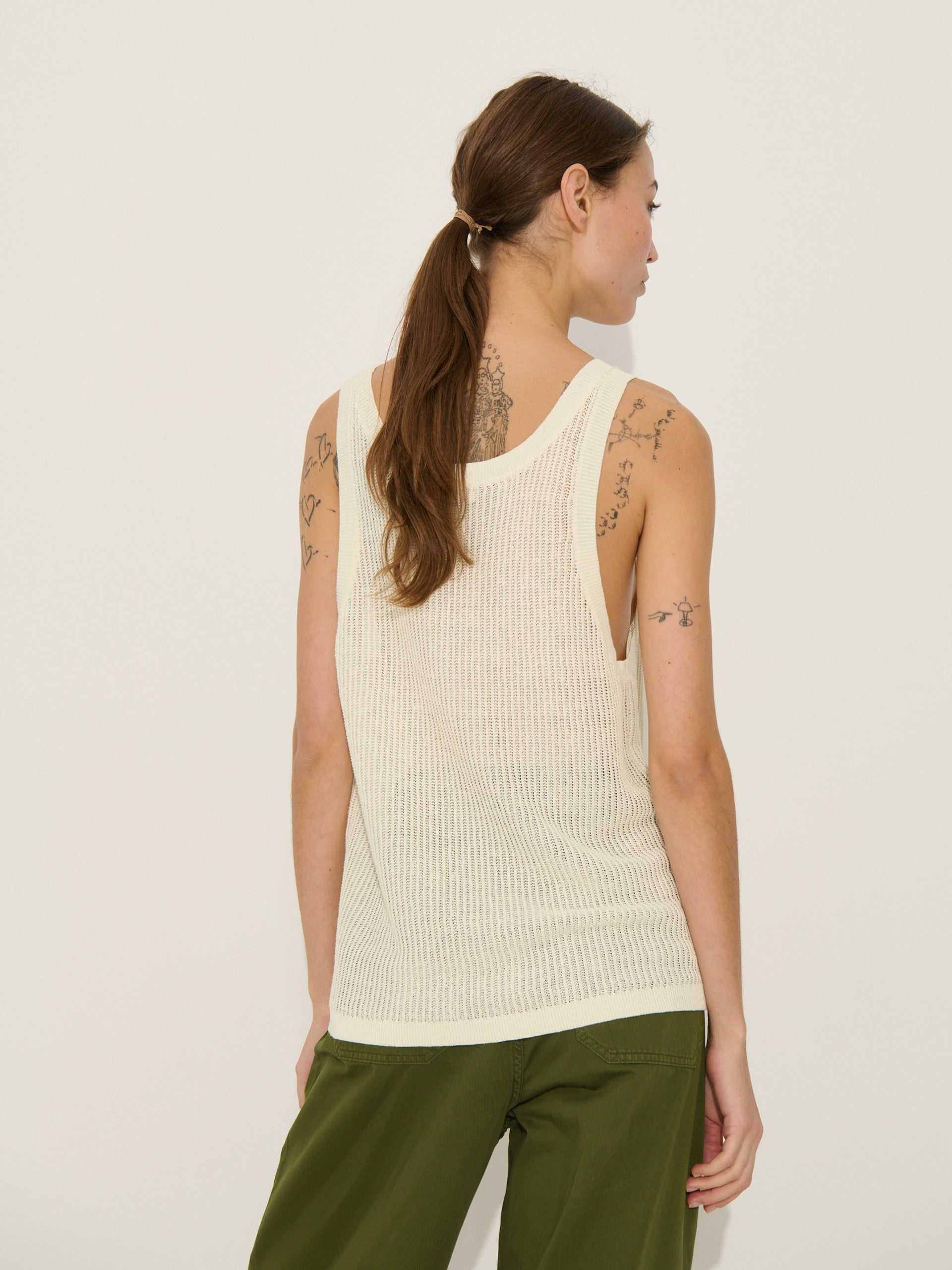 Top Pepina - Ivoire - Femme