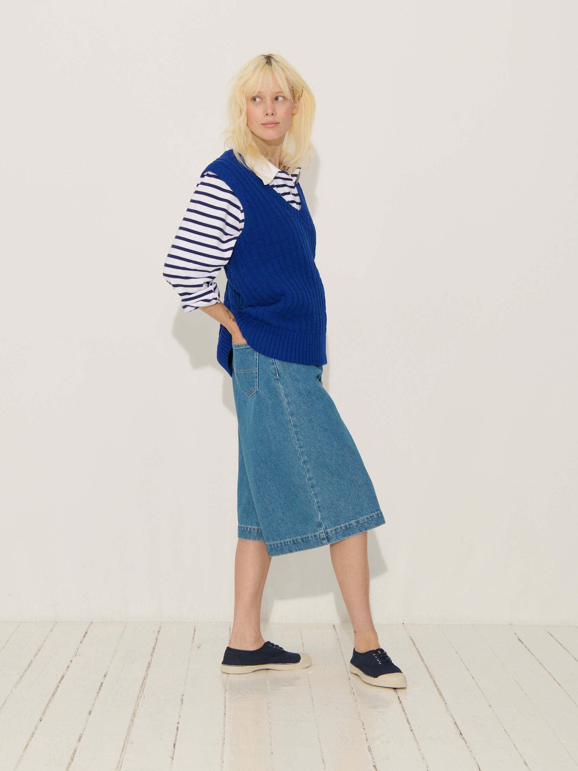 Jersey Plato - Zafiro - Mujer