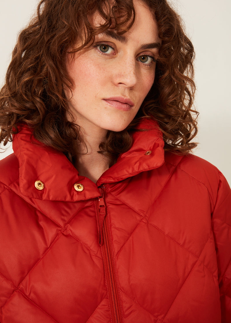 Enola Puffer Jacket - Paprika