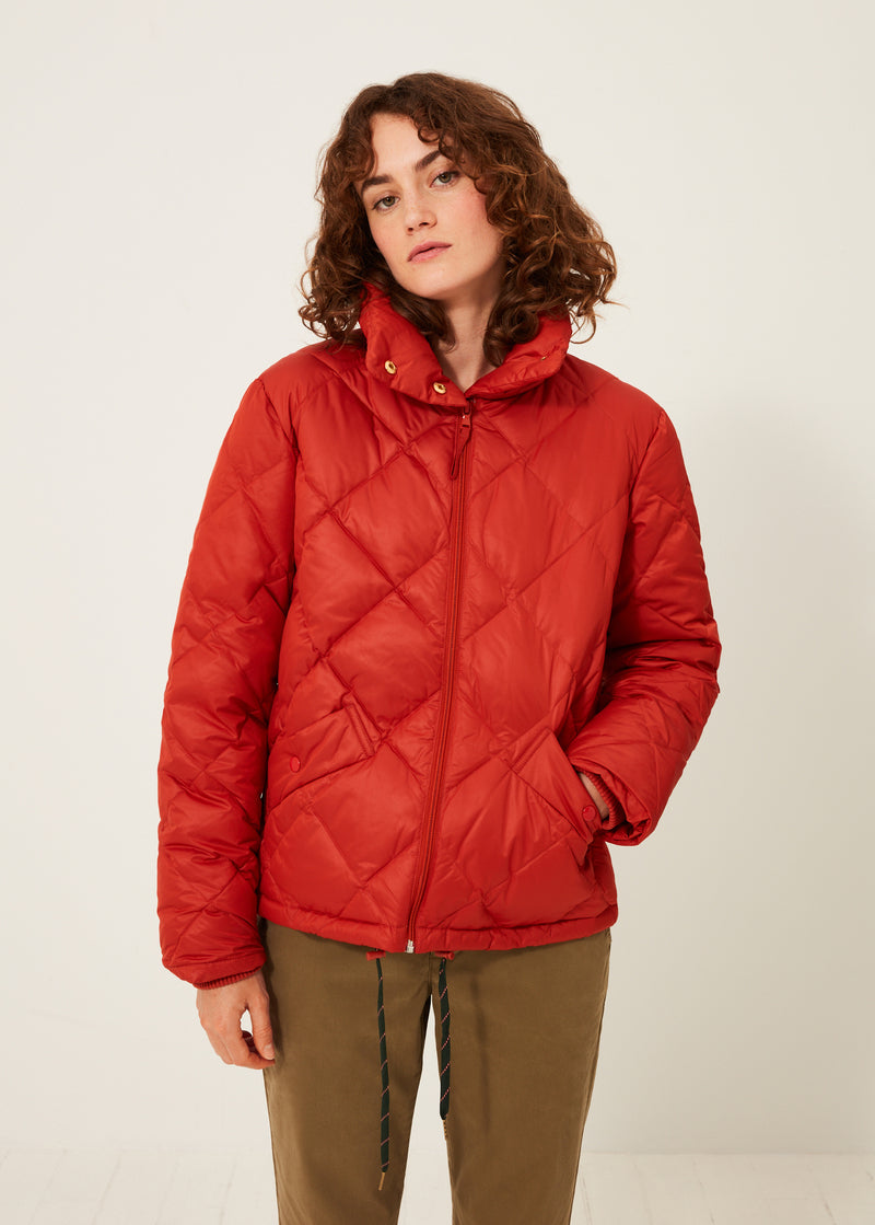 Enola Puffer Jacket - Paprika