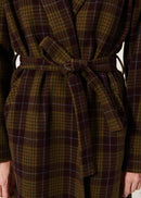 Samcoat Coat - Mahogany-Khaki