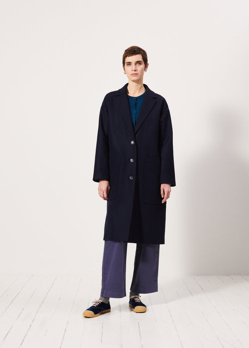 Kacey Coat - Navy