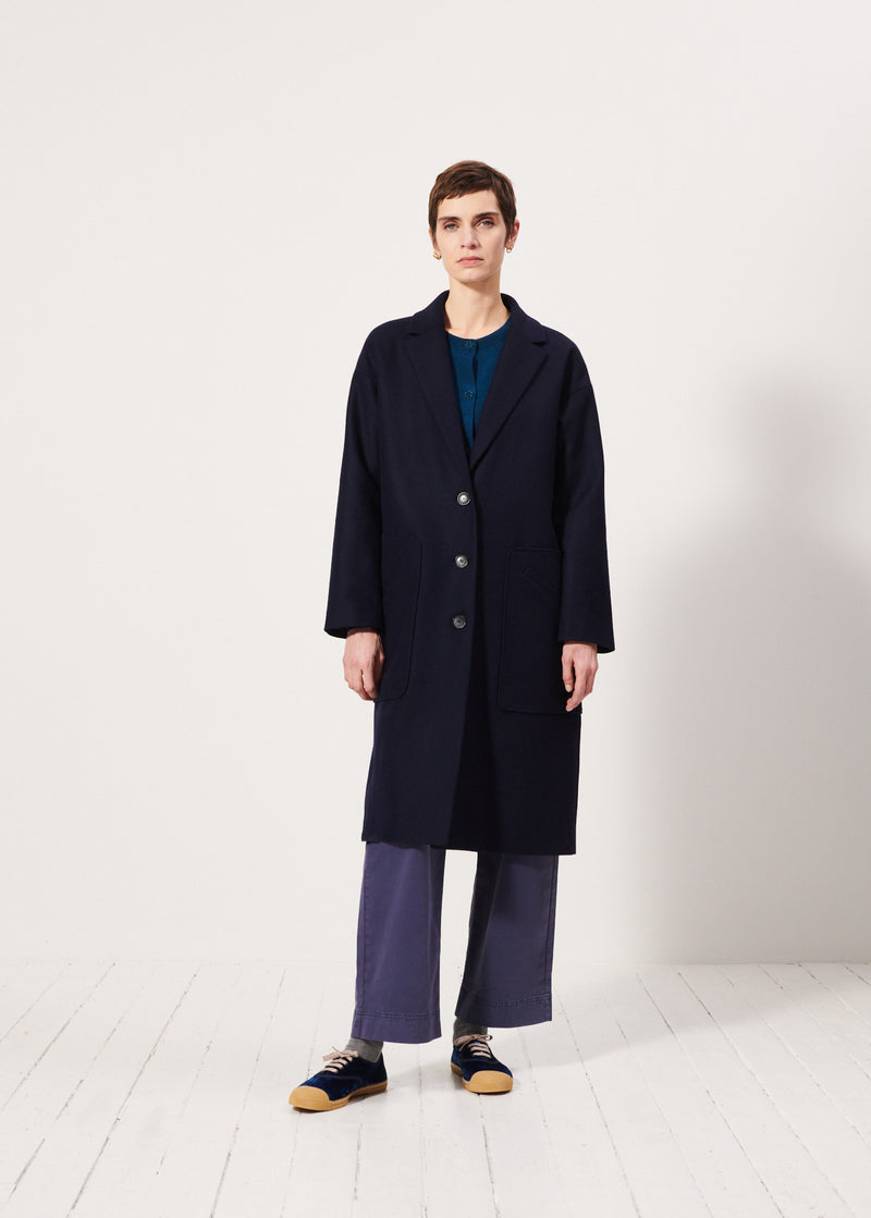 Kacey Coat - Navy