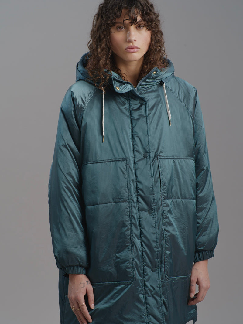 Margot Puffer Jacket - Duck Blue