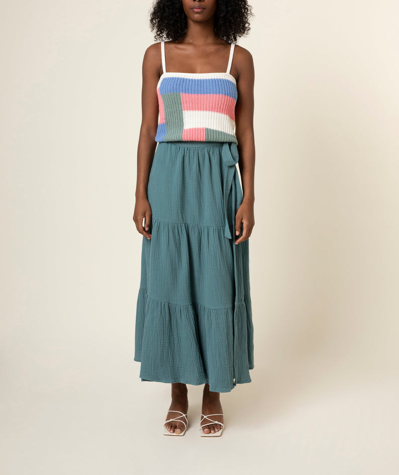 FRNCH - Sergine Skirt - Rivage Green