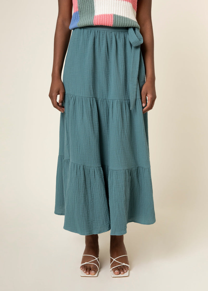 FRNCH - Sergine Skirt - Rivage Green