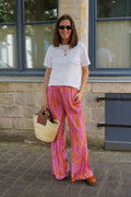 Simon Pants Pink/Orange Pattern