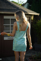 Top À Sequins Alima - Bleu
