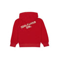Sudadera con cremallera de rizo Coolifornia Girl - Roja - Niña