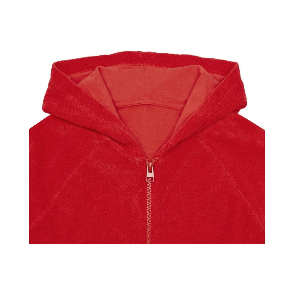 Sudadera con cremallera de rizo Coolifornia Girl - Roja - Niña