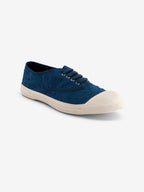 Tennis Lacet Femme Broderie - Marine