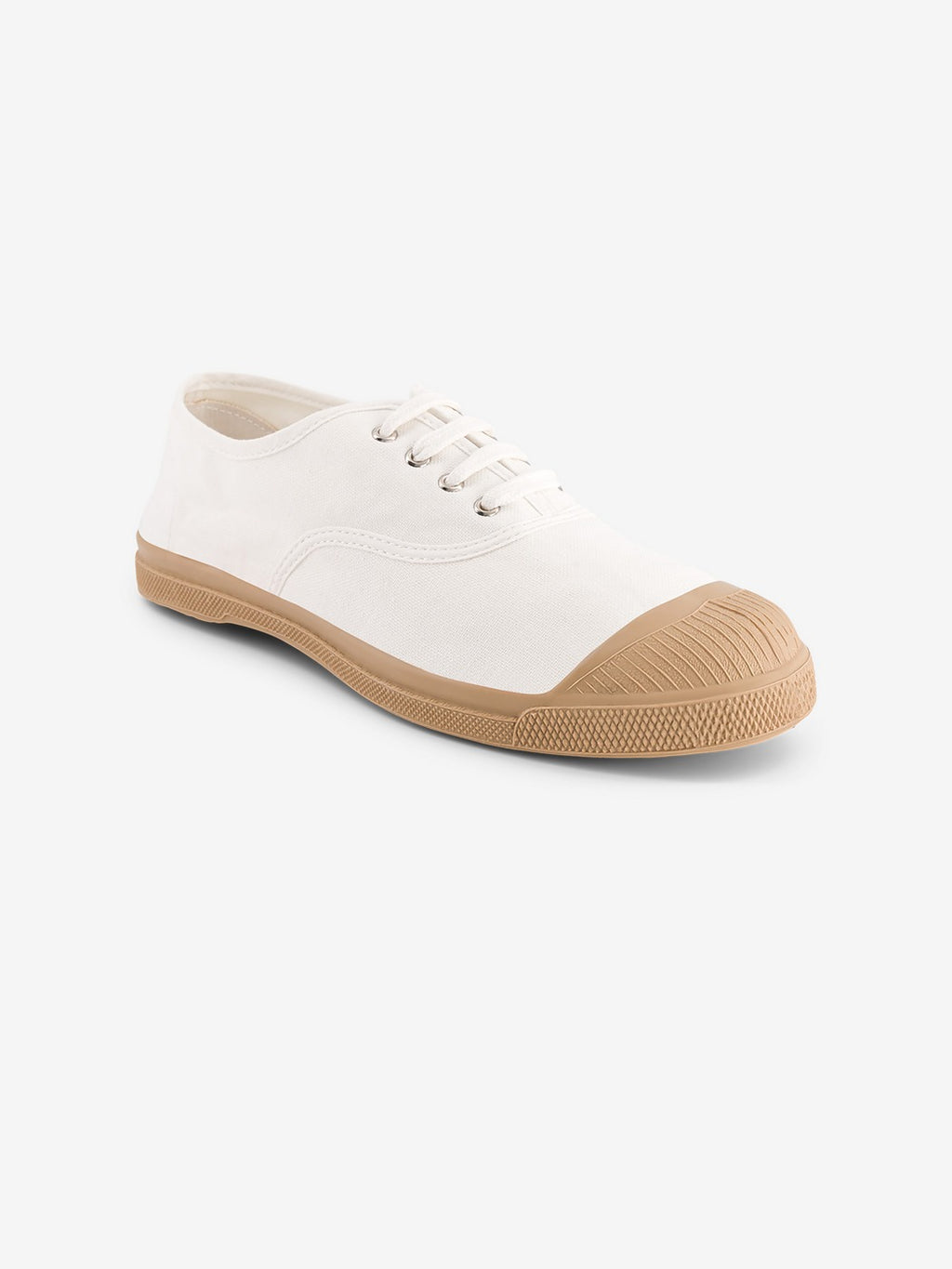 Tennis Lacets Colorsole Femme - Blanc
