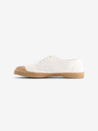 Tennis Lacets Colorsole Femme - Blanc