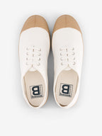 Tennis Lacets Colorsole Femme - Blanc